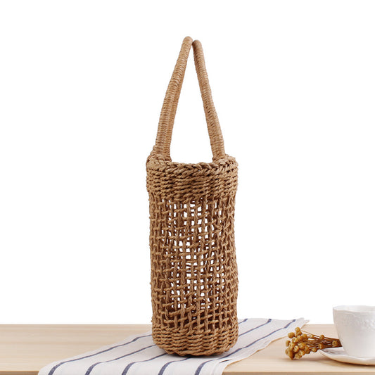 Panier à légumes tissé portable pour les fêtes Sacs à main tendance