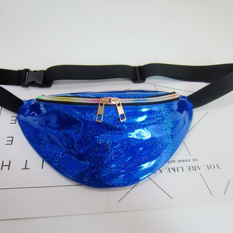 Women's Laser Magic Color Trend Reflective Transparent Waist Packs