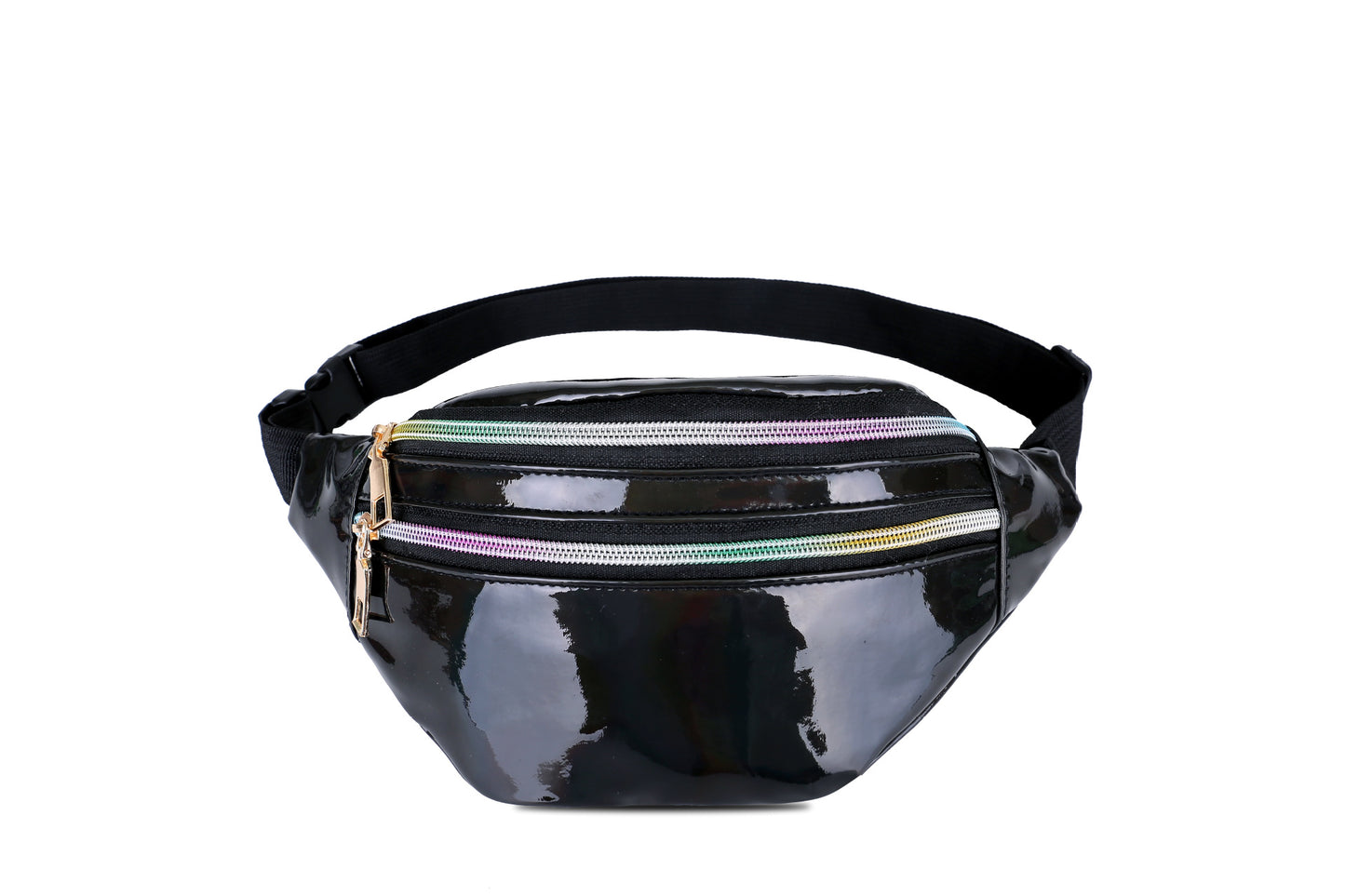 Women's Slouchy Trendy Popular Laser Color Men's Waist Packs