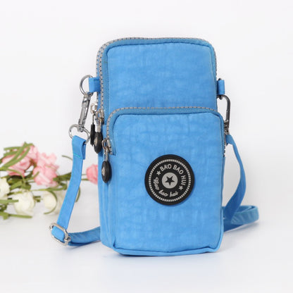 Women's Korean Style Mobile Halter Wrist Mini Coin Purses