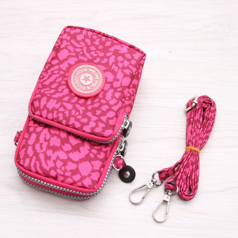 Women's Korean Style Mobile Halter Wrist Mini Coin Purses