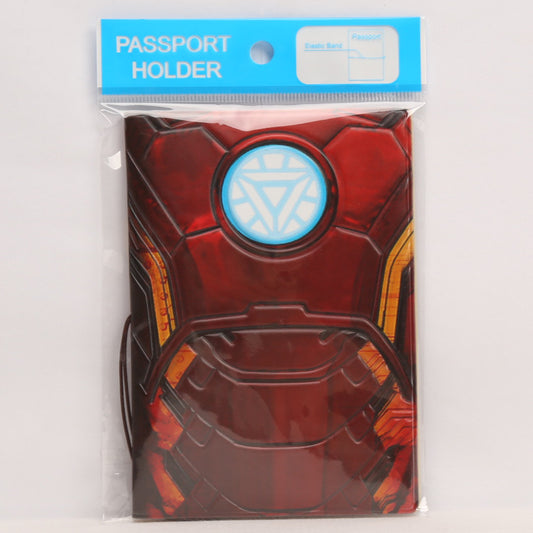 Iron Man Short Cartoon Passport Cover Id Package