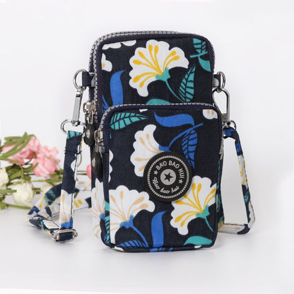 Women's Korean Style Mobile Halter Wrist Mini Coin Purses