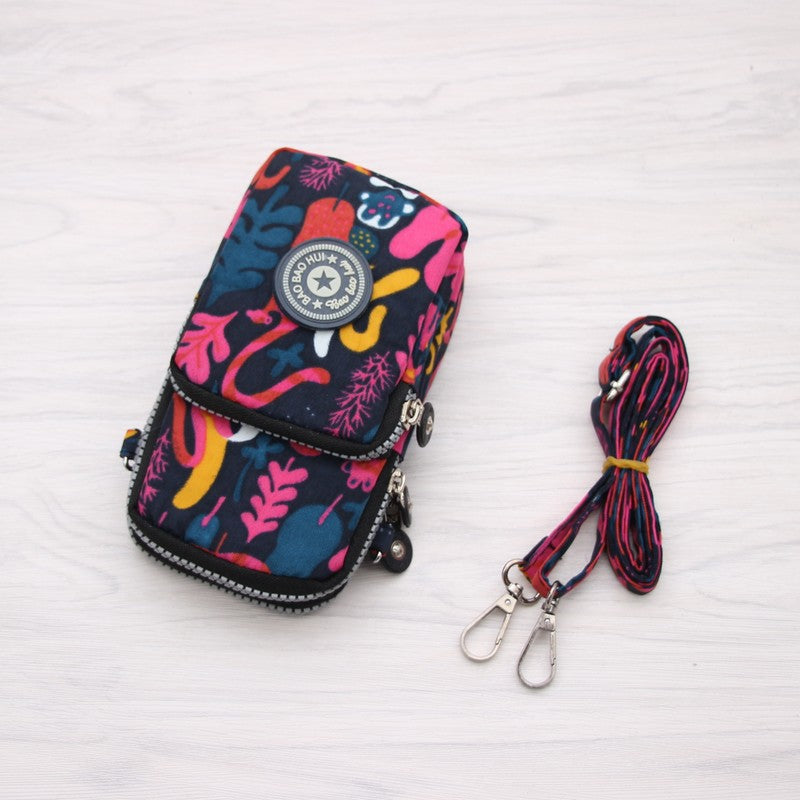 Women's Korean Style Mobile Halter Wrist Mini Coin Purses