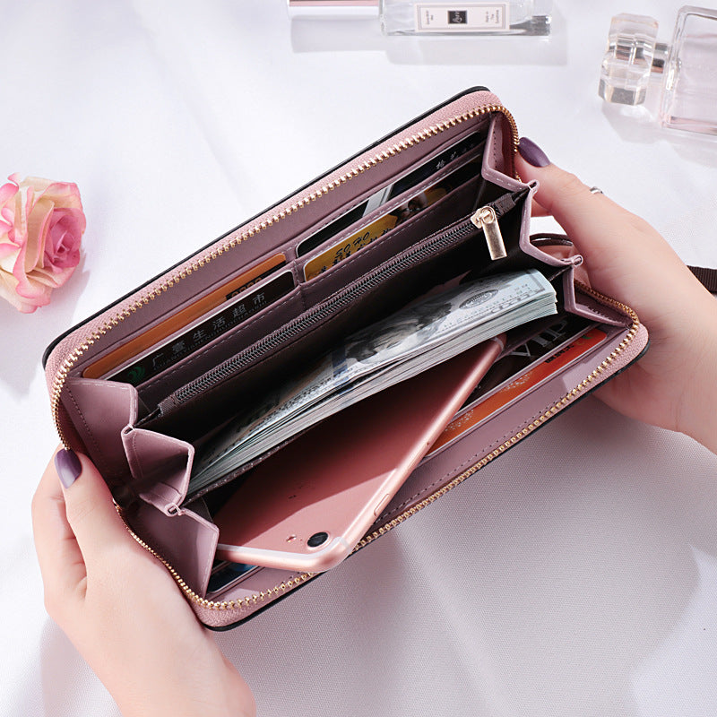 Women's Clutch Long Korean Multifunctional Mobile Female Ladies Wallets