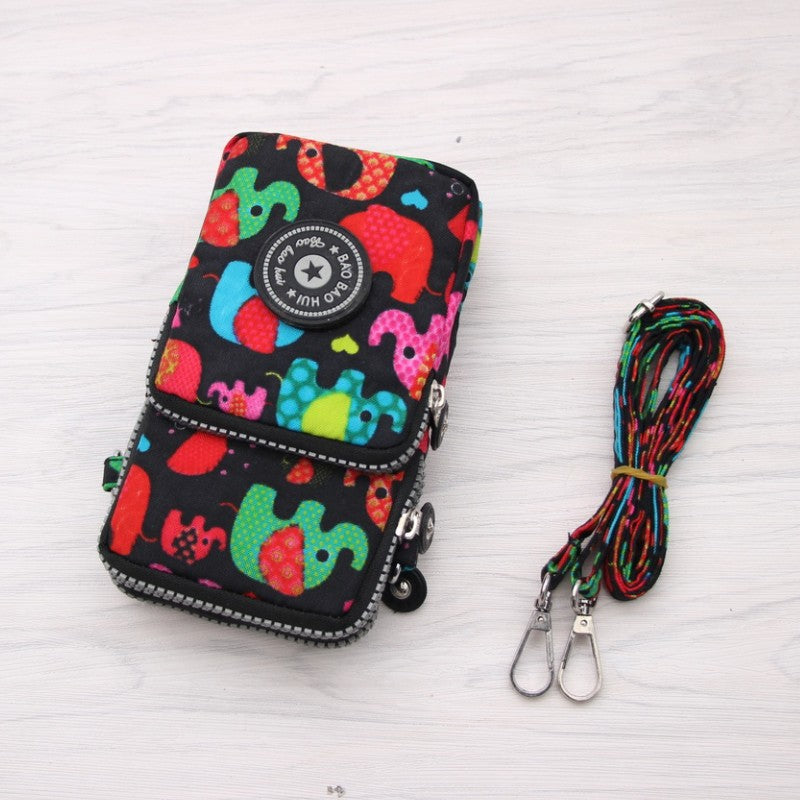 Women's Korean Style Mobile Halter Wrist Mini Coin Purses