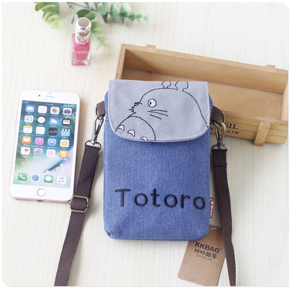 Beautiful Simple Denim Summer Carry-on Cloth Phone Bags