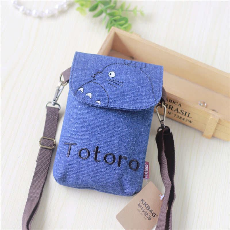 Beautiful Simple Denim Summer Carry-on Cloth Phone Bags