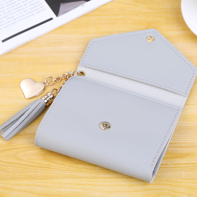 Women's Cute Tassel Pendant Tide Top P Ladies Wallets