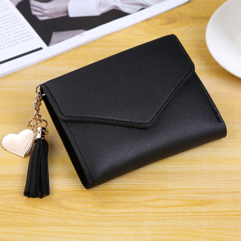 Women's Cute Tassel Pendant Tide Top P Ladies Wallets