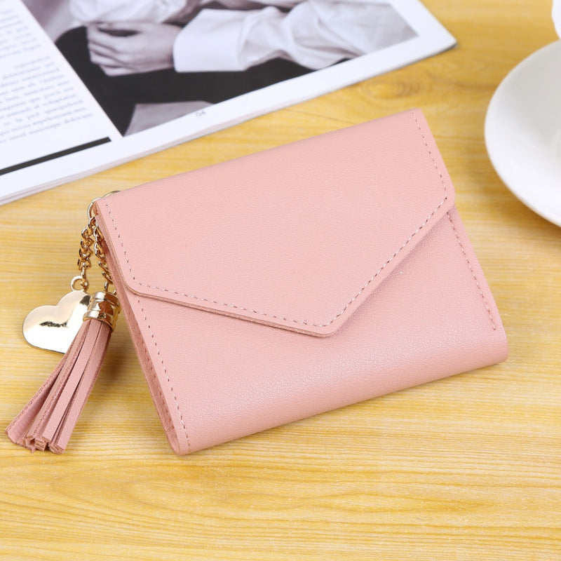 Women's Cute Tassel Pendant Tide Top P Ladies Wallets