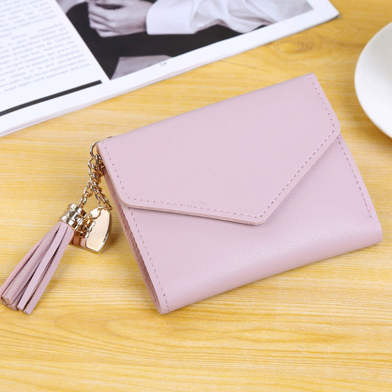 Women's Cute Tassel Pendant Tide Top P Ladies Wallets