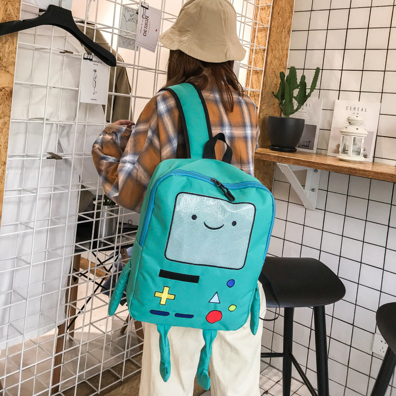 Adventure Time Soft Two-dimensional Funny Personality Backpacks