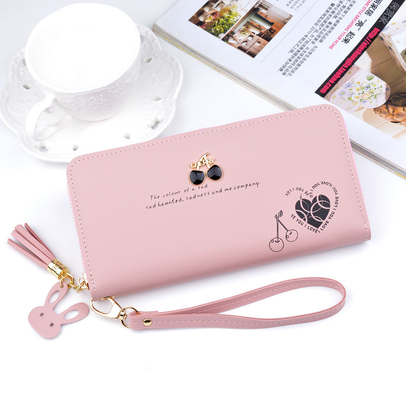 Women's Clutch Long Zip Tassel Fashion Large Capacity Ladies Wallets