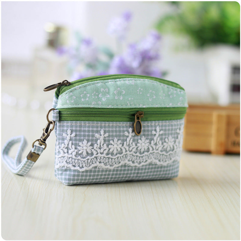 Women's Shopkeeper Dandelion Double Pull Hand Carrying Coin Purses