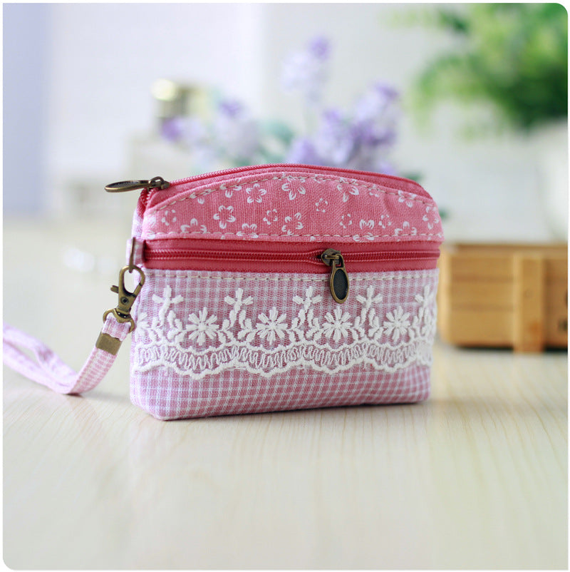 Women's Shopkeeper Dandelion Double Pull Hand Carrying Coin Purses