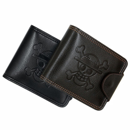 Men's Multiple Slots Trend Cartoon Short Men's Wallets