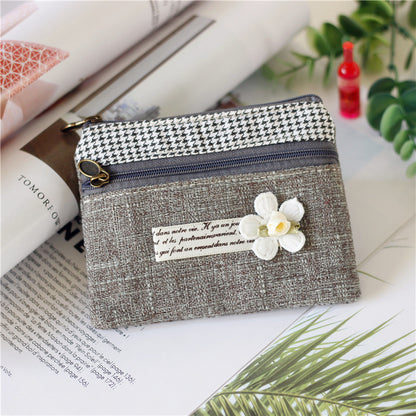 Women's Shopkeeper Dandelion Double Pull Hand Carrying Coin Purses