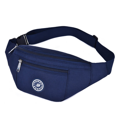 Women's & Men's & Korean Style One Waterproof Oxford Men's Waist Packs