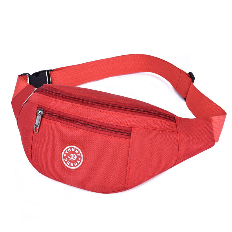 Women's & Men's & Korean Style One Waterproof Oxford Men's Waist Packs