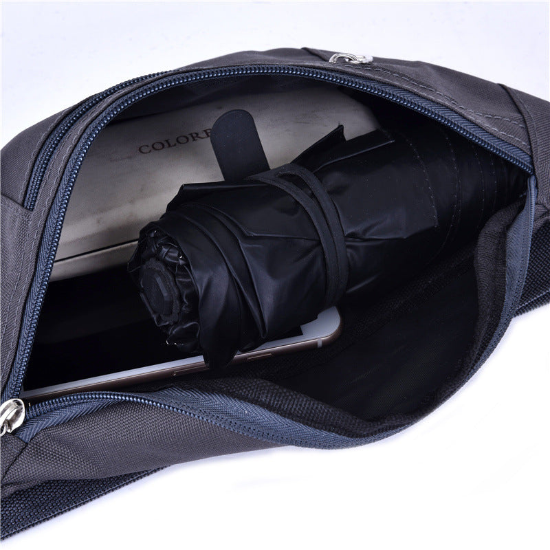 Women's & Men's & Korean Style One Waterproof Oxford Men's Waist Packs