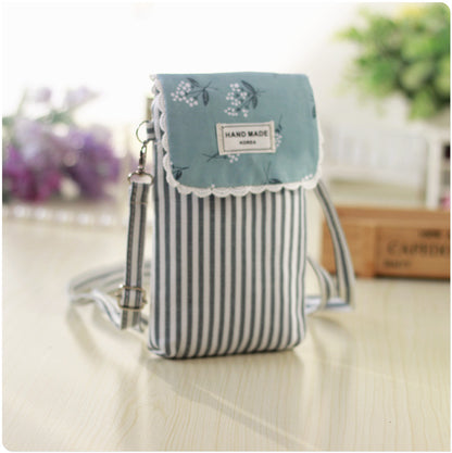 Bouquet Cotton Cloth Mobile Rural Long-term Phone Bags