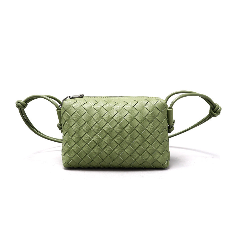 Women's Summer Macaron Small Handmade Woven Simple Crossbody Bags