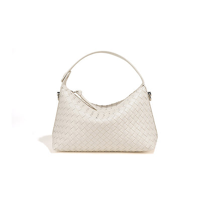 Women's Niche Cowhide Rhombus Dumpling Woven Fashion Handbags