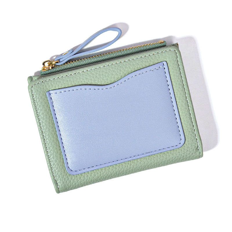 Capacity Certificate Zipper Fashion Simple Double Ladies Wallets