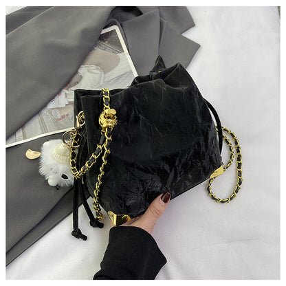 Women's Korean Style Fashion Bucket Simple Niche Bags