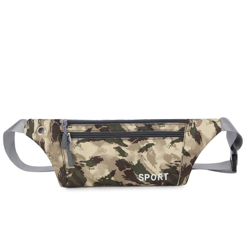 Sacs banane unisexes tendance pour hommes, motif camouflage, petits