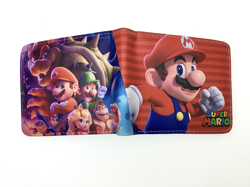 Super Mary Short Mario Unisex Leather Ladies Wallets