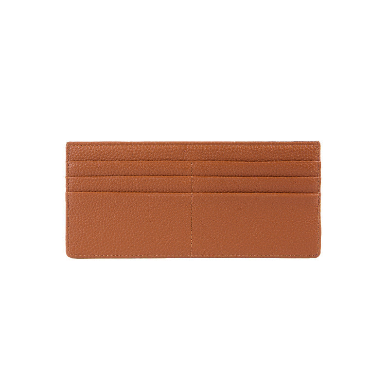 Authentic Leather Tactile Feel Multiple Slots Card Holder