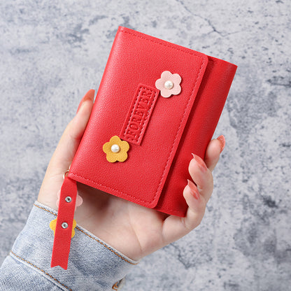 Women's Korean Short Creative Fashion Hasp Ladies Wallets