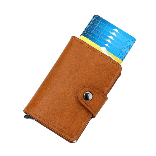 Aluminum Alloy Credit Shielding Automatic Type Card Holder