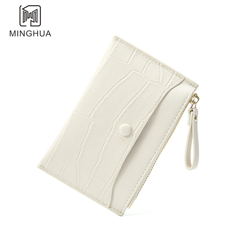 Summer Leather Pattern Solid Color Simple Ladies Wallets