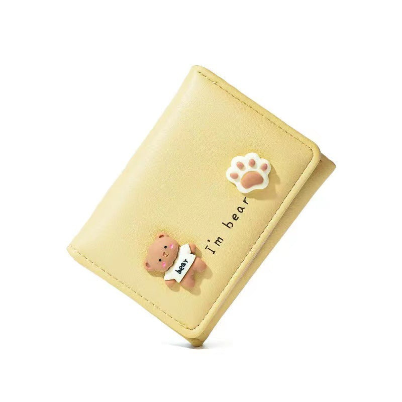 Women's Durable Korean Short Simple Clutch Ladies Wallets