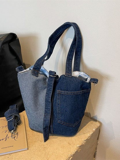 Petits sacs seau en jean pour femmes, sacs de mode de niche d'été