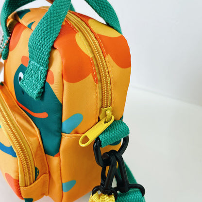 Sacs à bandoulière mignons pour enfants de style occidental de mode de dinosaure de dessin animé pour enfants