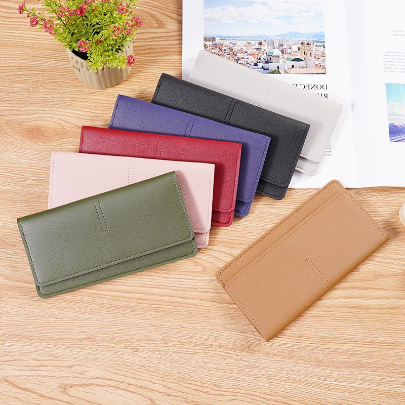 Women's Simple Thin Large Capacity Fashion Hand Ladies Wallets