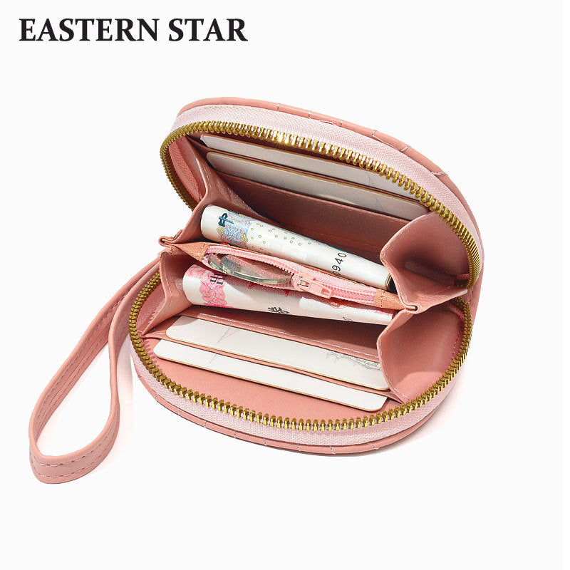 Autumn Female Fresh Floral Zipper Multifunctional Ladies Wallets