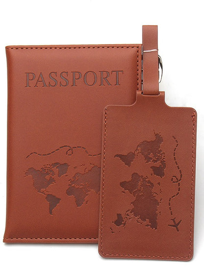 Carte Passeport Anglais Simple Mince Veste En Cuir Paquet D'identité