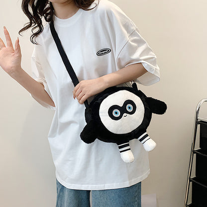 Innovative Unique Cartoon Cute Plush Portable Crossbody Bags