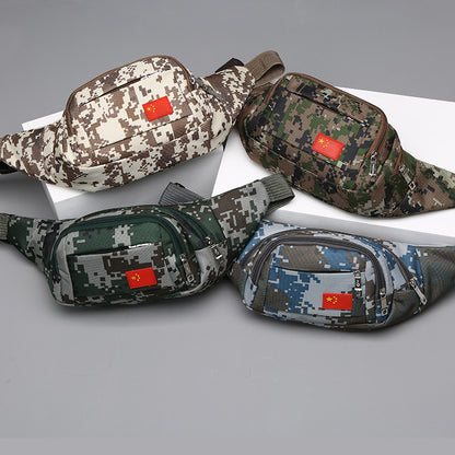 Sacs de taille pour hommes en nylon multifonctionnels camouflage pour caissier mobile épaississant