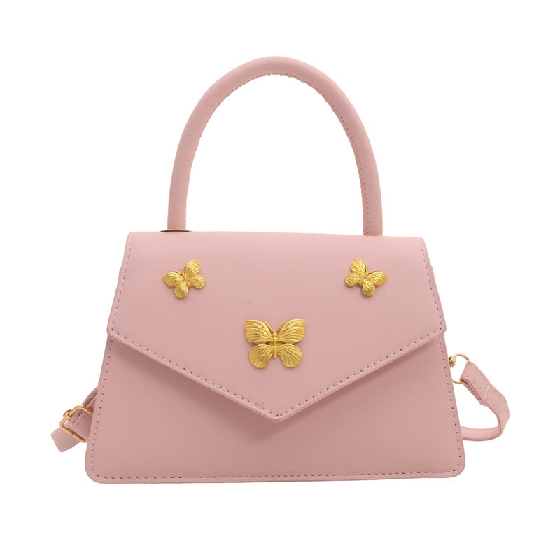 Simple Hardware Bow Portable Personalized Fashion Crossbody Bags