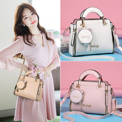 Women's Solid Color Fashion Minimalist Cute Wild Crossbody Bags