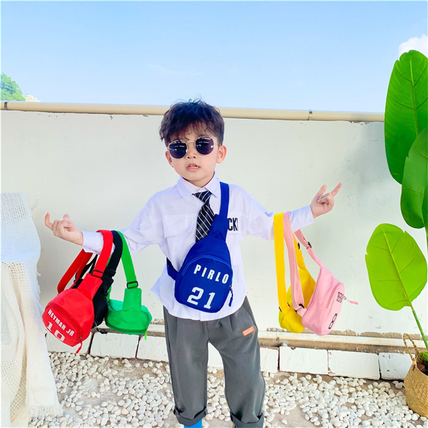 Children's Durable Boy Leisure Toddler Fashion Children's Shoulder Bags