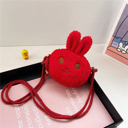 Children's Small Fashion Princess Accessory Cute Plush Children's Shoulder Bags