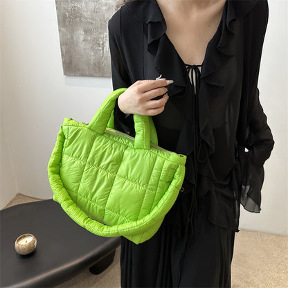 Women's Popular Soft Down Portable Fashion Shoulder Bags