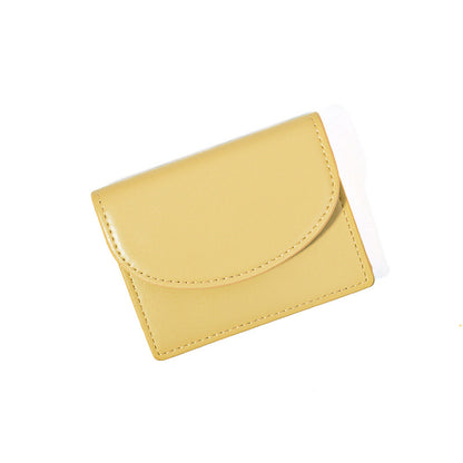 Dopamine Color Matching Korean Solid Simple Ladies Wallets